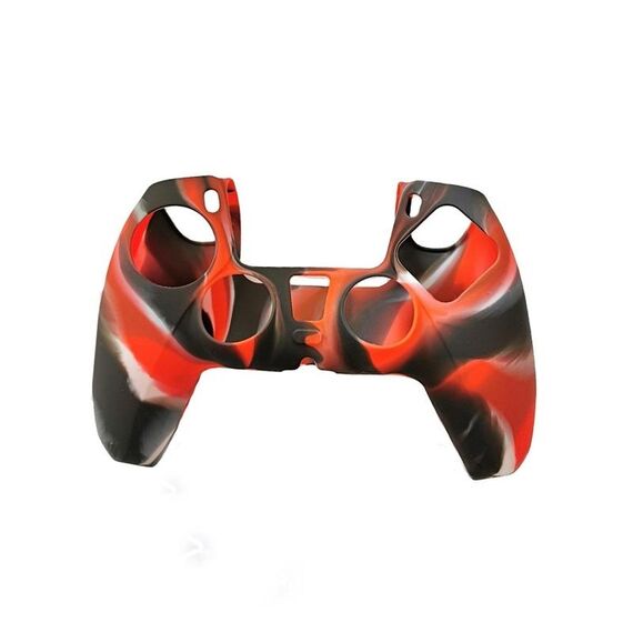 2 PCS Maniglia in silicone Protector antiscivolo Cover Maniglia per PS5 (nero nero)
