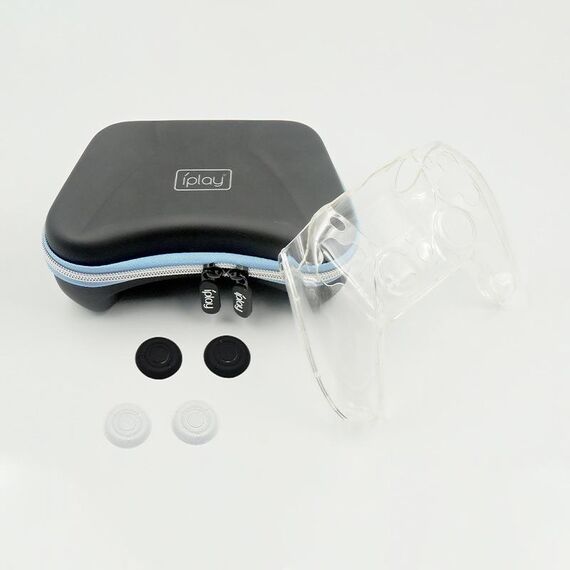 IPLAY HBP-283 Gamepad Gamepad Shell Shood Bag per PS5 (borse + coperchio trasparente per PC)
