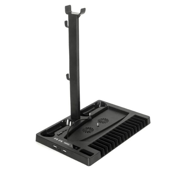 OVO IV-P5246 supporto per ricarica multifunzionale con ventilatore di raffreddamento per Sony PS5