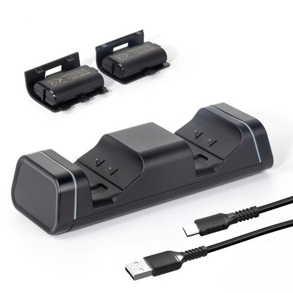 DOBE Tyx-19006x Dual Carricing Station con batteria per Xbox One