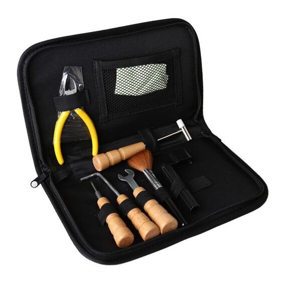 Kit per cambio corde per chitarra 7 pezzi Strumento di riparazione e cura della chitarra