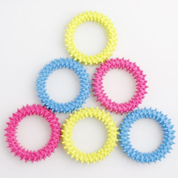Catena di decompressione del giocattolo del giocattolo del giocattolo del giocattolo dell'anello di decompressione sensoriale a spillo, consegna casuale del colore