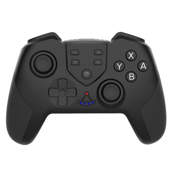 T23 Maniglia per il gioco Bluetooth wireless con vibrazione e sveglia MACRO PROGRAMMAZIONE Maniglia per la funzione per Nintendo Switch Pro (nero)