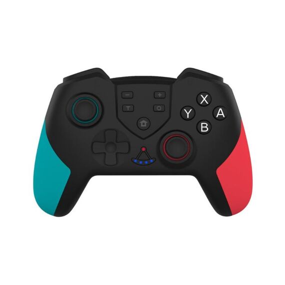 T23 Maniglia per il gioco Bluetooth wireless con vibrazione e sveglia MACRO PROGRAMMAZIONE PROGRAMMAZIONE Maniglia per Nintendo Switch Pro (Blu Red)
