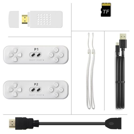 Mini wireless Doubles HD TV Game Machine, Colore prodotto: Y2 Fit SomatOSENSORY versione (830 giochi)
