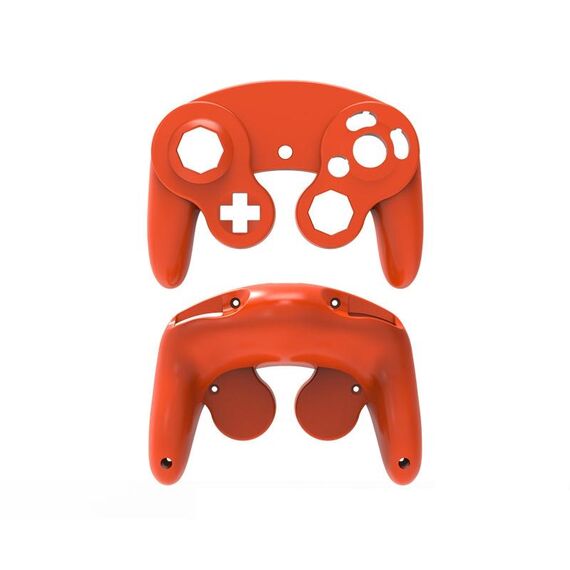 2 PZ Game Punto singolo Maniglia Shell Shell Sostituzione Shell Handle Parti di riparazione per Nintendo NGC (arancione)
