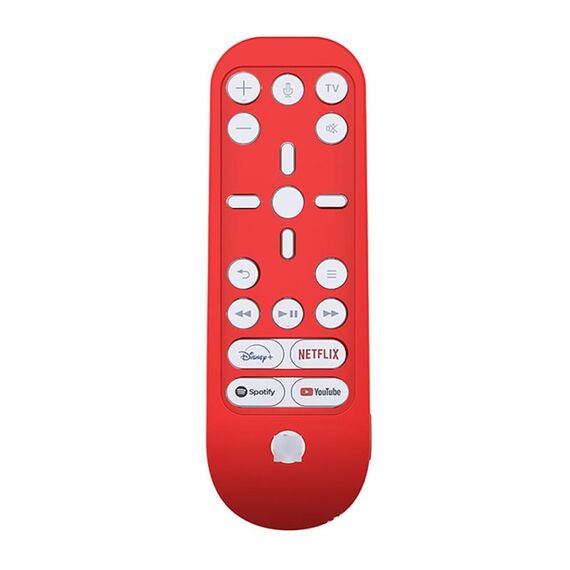 2 PCS Coperchio di protezione del silicone del telecomando è adatto per PS5 Media Remote (Red)