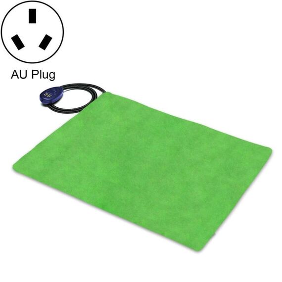 40x30cm Coperta elettrica per animali domestici multifunzionale a bassa tensione verde 12V a bassa tensione (spina AU)