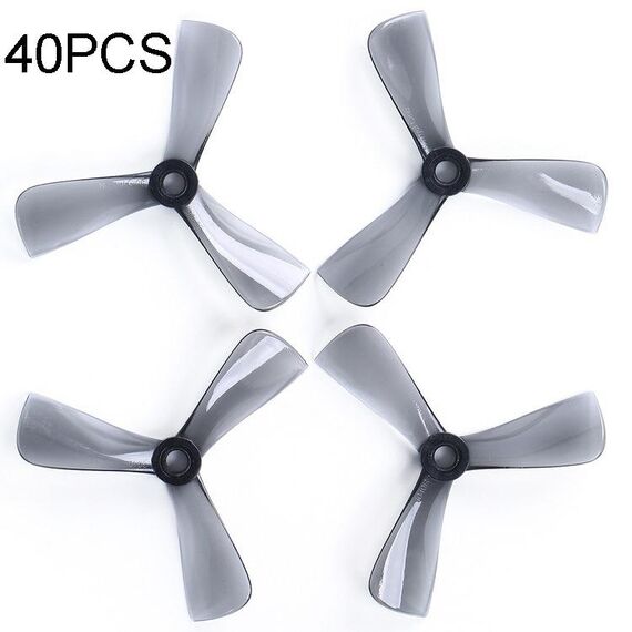 40PCS iFlight Cine 3040 3 pollici 3-Blade FPV Freestyle Elica per RC FPV Racing Freestyle Drones BumbleBee MegaBee Accessori (grigio)