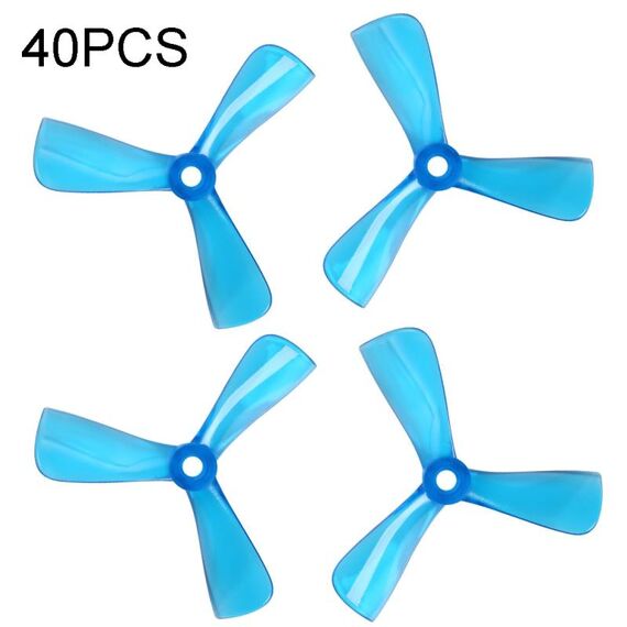 40PCS iFlight Cine 3040 3 pollici 3 pale FPV Freestyle Elica per RC FPV Racing Freestyle Drones BumbleBee MegaBee Accessori (blu)