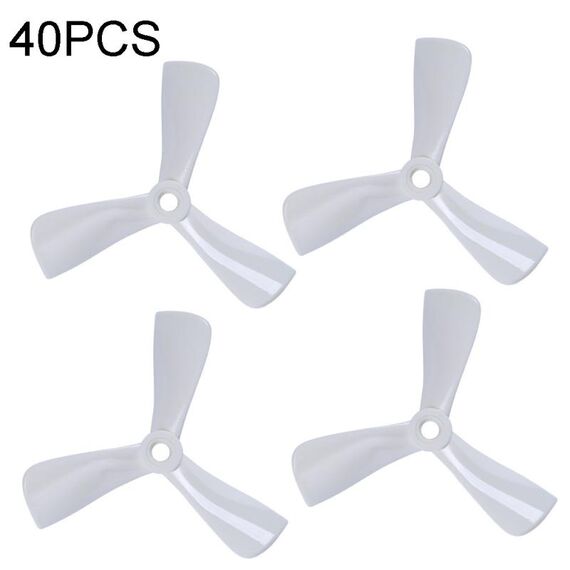 40PCS iFlight Cine 3040 3 pollici 3-Blade FPV Freestyle Elica per RC FPV Racing Freestyle Drones BumbleBee MegaBee Accessori (Bianco)
