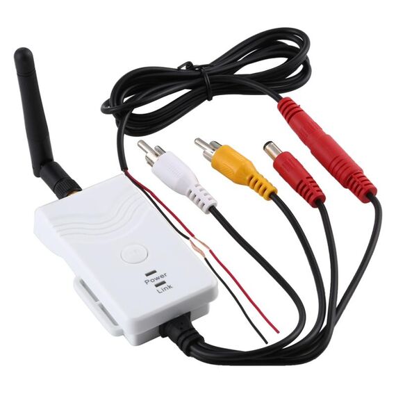 Trasmettitore video HD WiFi 903S per auto, con interfaccia AV (bianco)