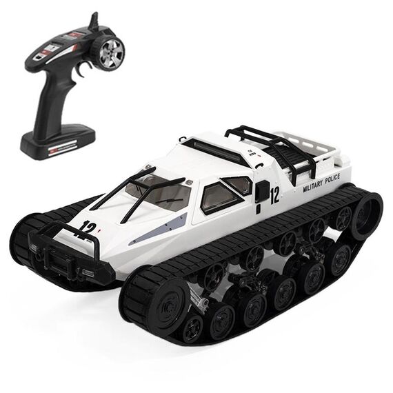 SG-1203 1:12 2.4G Simulazione Telecomando EV veicolo cingolato carro armato fuoristrada modello di auto giocattolo (bianco)