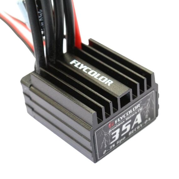 Flycolor Thunder Series 35A Regolatore di velocità elettronico senza spazzole sensorless per auto RC