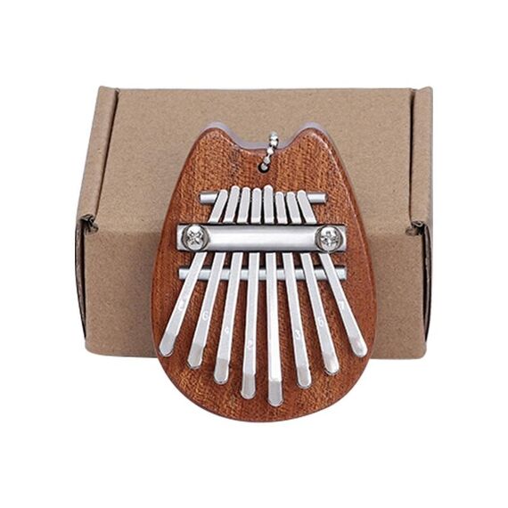 Mini 8 Tone thumb Piano Kalimba Strumenti musicali (legno Chinchilla)