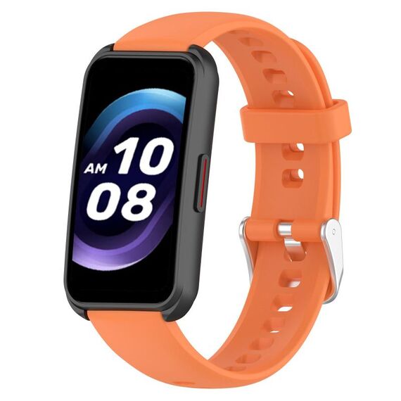 Per Keep Band B4 Cinturino in silicone con superficie lucida da 16 mm (arancione)