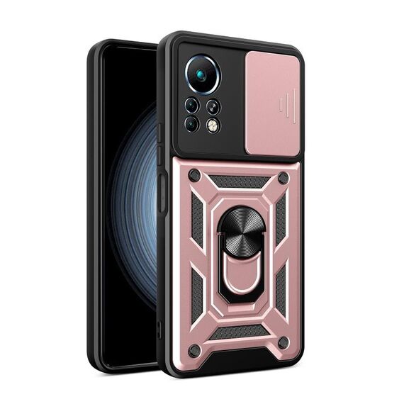 Per Infinix Note 11 4G Custodia per cellulare con design scorrevole per fotocamera (oro rosa)