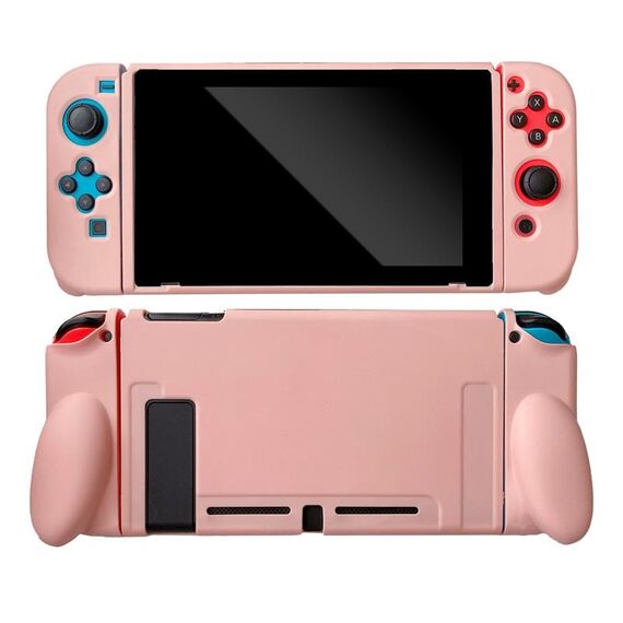 Per Nintendo Switch Pure Color Colour TPU Case (ROSA)