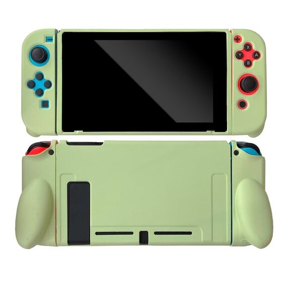 Per Nintendo Switch Pure Color Colour TPU Case (verde)