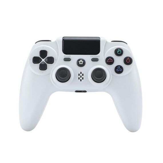 Controller di gioco wireless ZR486 per PS4, Colore del prodotto: Bianco