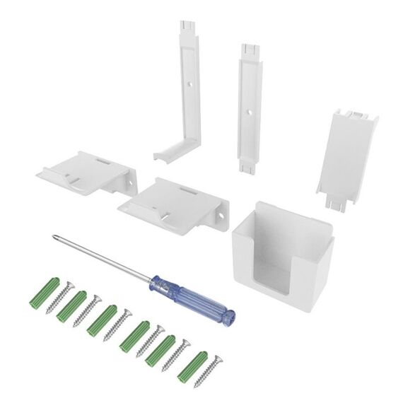 JYS P5125 Auricolare / maniglia / a controllo remoto Gancio da parete per PS5 / PS4 / XBOX / Switch (bianco)