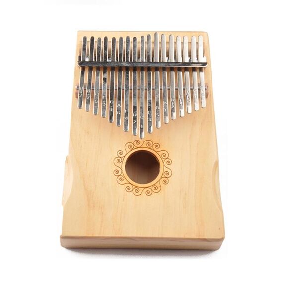 17-tono thumb Piano Kalimba principianti Introduzione Pianoforte dita, Colore: in legno