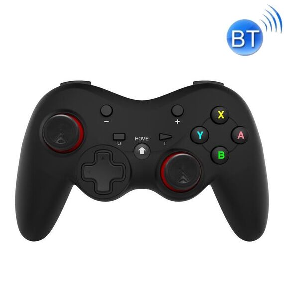 Mingpin MB-S810 Bluetooth wireless Bluetooth Gamepad a sei assi per Nintendo Switch Pro (nero (neutro))