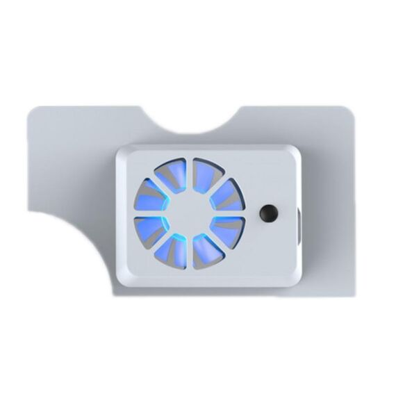 DOBEBaseHostventola di raffreddamentocon luce bluperinterruttoreOLED(bianco)