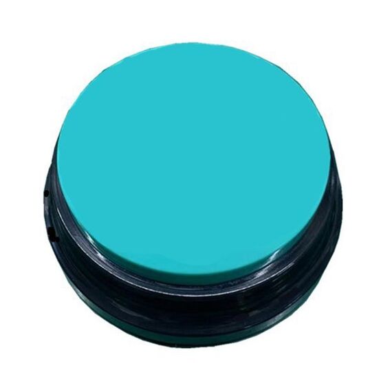 Pet Communication Button Dog Vocal Box Vocalizzatore di registrazione, stile: modello di registrazione (Lake Blue)