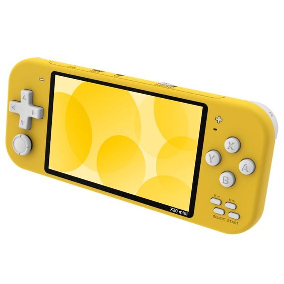 X20 Mini Giochi classici console per giochi per palmare con schermo da 4,3 pollici e memoria da 8 GB (giallo)