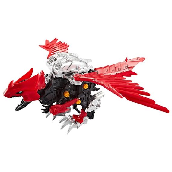 Mofun 5703 Bambini Meccanici Elettriche Ali Lunghe Rapatore Simulazione Animale Puzzle FAI DA TE Giocattolo Assemblato (Rosso)