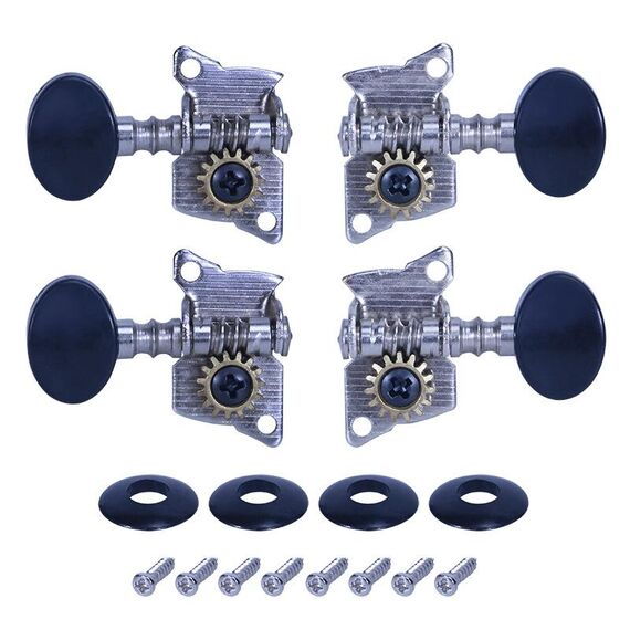 16 pezzi / set metallo ukulele tipo aperto tipo singolo set tuning link