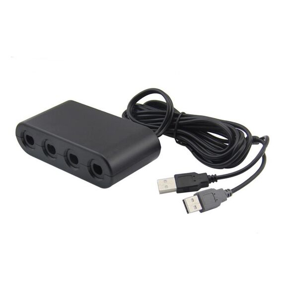 Maniglia GC per adattatore Wii U / PC / Switch Converter (nero)