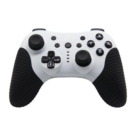Controller Bluetooth wireless SW510 con vibrazione per Switch Pro (in bianco e nero)
