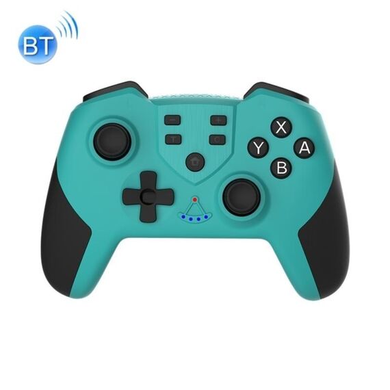 T23 Macro Programmazione Maniglia Bluetooth wireless a sei assi con NFC per Switch Pro (verde)