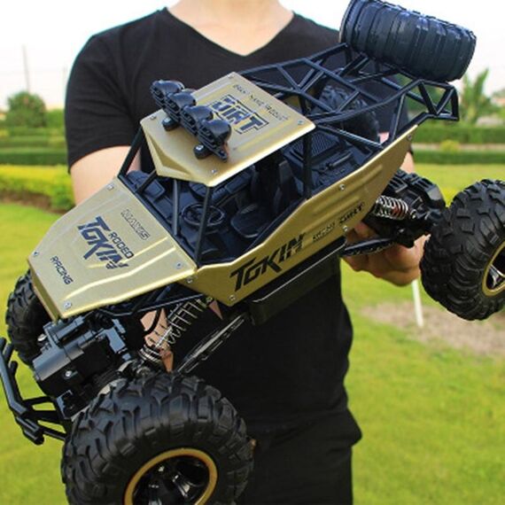 2,4 GHz 4WD Doppio Motors Off-Road Arrampicata auto Telecomando Veicolo Telecomando, Modello: 6026 (oro)