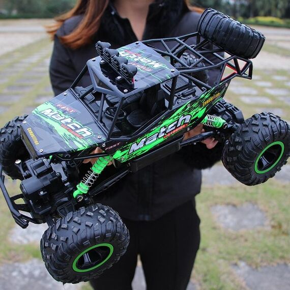 2,4 GHz 4WD Doppio Motors Off-Road Arrampicata auto Telecomando Veicolo, Modello: 6266 (verde)