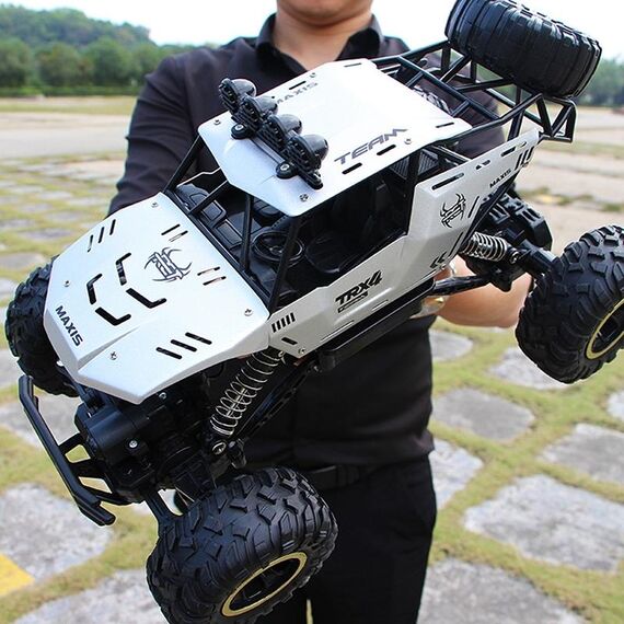 2,4 GHz 4WD Doppio Motors Off-Road Arrampicata auto Telecomando Veicolo di controllo, Modello: 9268 (Argento)