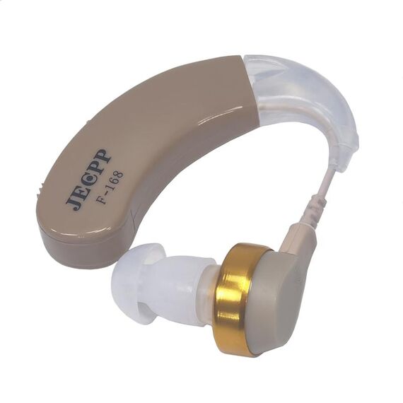 KAIXINWEI F-168 DC1.5V Amplificatore acustico per apparecchi acustici (cachi)