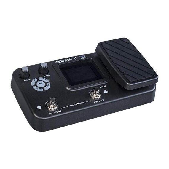 JOYO GEM-BOX2 Effetto multifunzionale integrato per chitarra acustica con pedaliera e drum machine