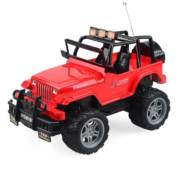 Giocattoli elettrici per auto telecomandati per bambini con ricarica USB (convertibile rosso)