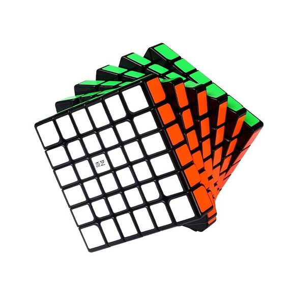 Qiyi Six Level Intelligence Puzzle Smooth Advanced Magic Cube (Black)