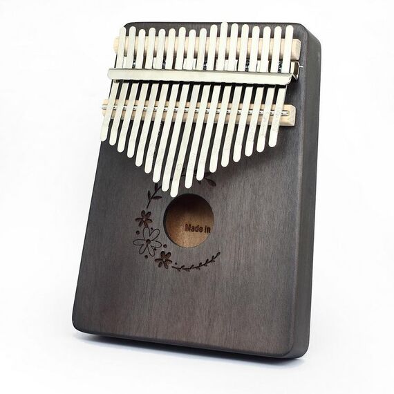 Piano portatile in legno (fiori in fiore)