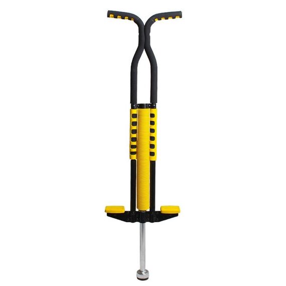 PN098 105 cm per bambini che rimbalza giocattoli a bordo (nero giallo)