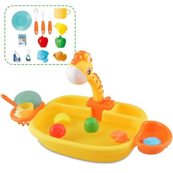 TAGNI CUSCINE TOYS CHE CHIUCCIALE ELETTRICA ARECQUA DI ACCIATURA DI ACQUA, COLORE: GIRAFE