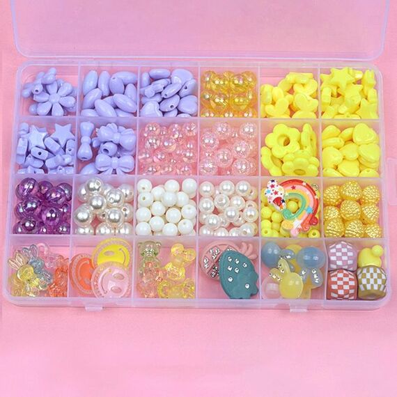 24 GRIRD ACRILICA BRACCHETTO BRACCHETTO CACCOLA DI BAMBINA DELLA CAMPO (Crystal Candy)