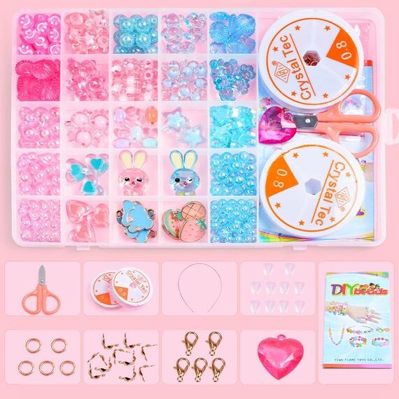 25 GRIRD ACRILICA BRACCHETTO BRACCHETTO CAMPOLA DI BAMBINA DI BASCIO (BUNNY CANDY)