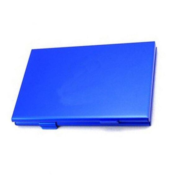 Pacchetto organizer per schede di gioco in lega di alluminio per Nintendo Switch (blu)