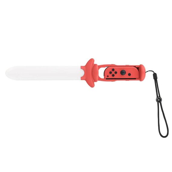 DOBE TNS-2109 Spada somatosensoriale luminosa con impugnatura destra e sinistra per Nintendo Switch (rosso)