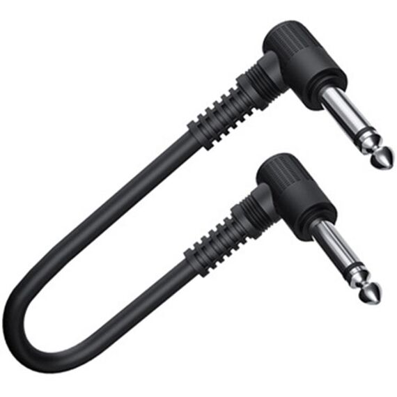 Linea di effetti per chitarra elettrica per strumento audio a blocco singolo, lunghezza del cavo: 15 cm (nero)